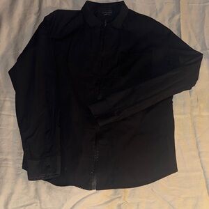 Zara Men's Black Lightweight Shirt Jacket